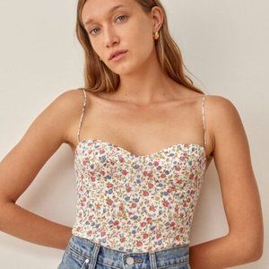 Reformation Liza Top Sz 4 NWOT